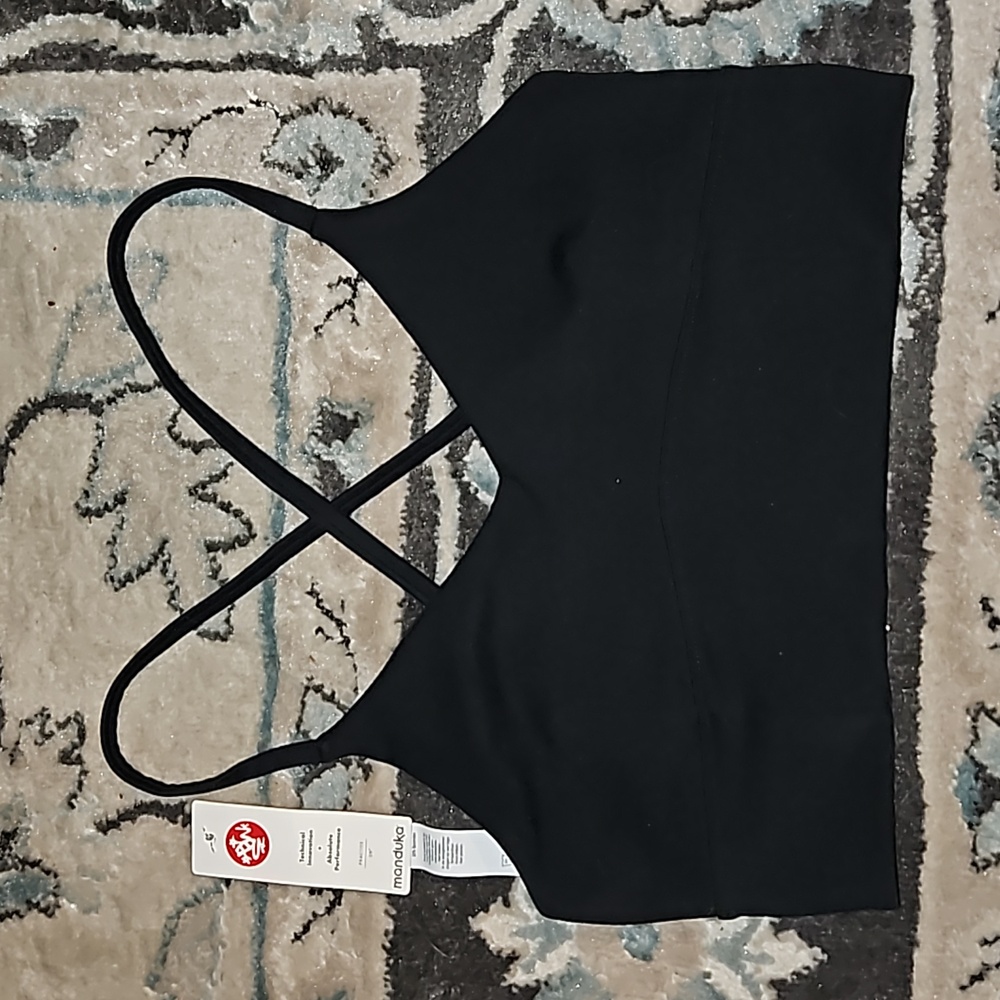 MANDUKA Essence Bra Black ~ Large VGUC